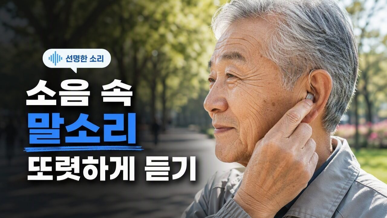 사천면보청기 실내와 야외 소음 환경에 맞춘 소리 설정 방법