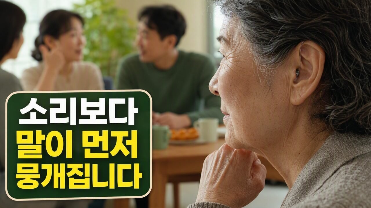 노인성 난청 초기 증상과 가족들이 먼저 알아채는 대화 패턴